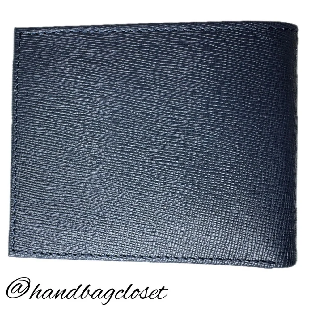 Perry Ellis Midnight Navy & Black Trimmed Men’s Wallet
